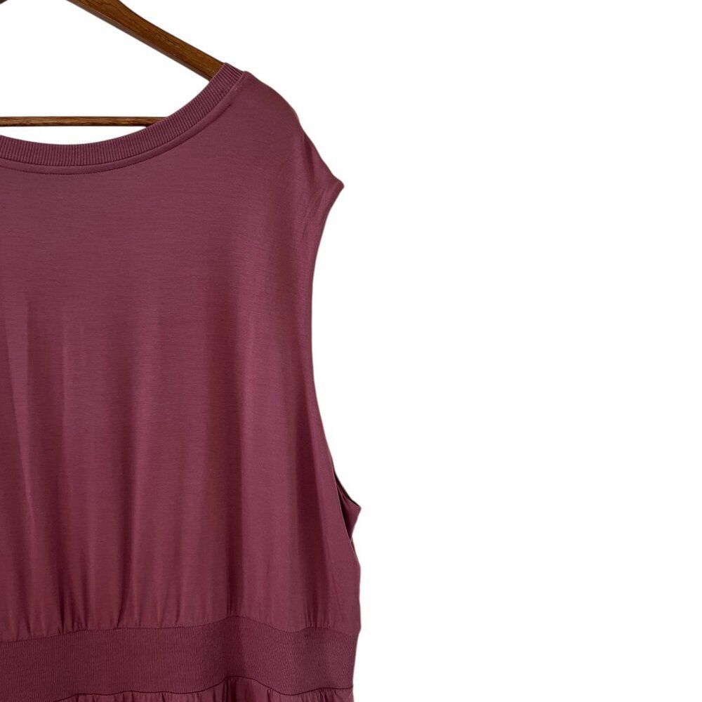 Athleta NEW Santorini Cinch Dress In Mauve Rose Size 3X - Picture 11 of 15